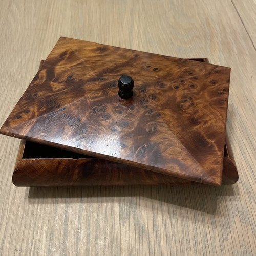 Vintage artisan burl wood - vintage,