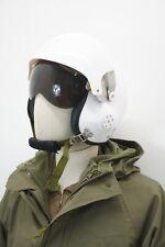Repro MIG Fighter Pilot Helmet MIG-21 Visor Fighter Jet Army Air Force White