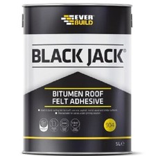 EVERBUILD BLACK JACK 904 BITUMEN ROOF FELT ADHESIVE 5 LITRE