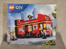 LEGO CITY Red Double-Decker Sightseeing Bus 60407 Brand New 