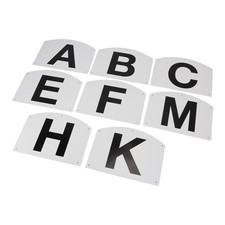 8pcs Dressage Letters Wall