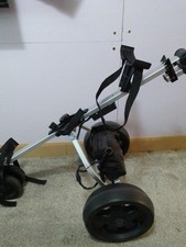 Electric Golf Trolley complete with Battery & charger unsure on make fully work