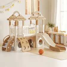 Garden Swing Slide Set Kids Toy Slider Playground OutdoorIndoor Play Set Toddler