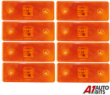 8 pcs Orange 4 LED Light