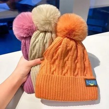 Ladies Pom Pom Womens Winter