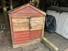 Children’s wooden wendy play house wood outdoor gardening shed firewood bonfire