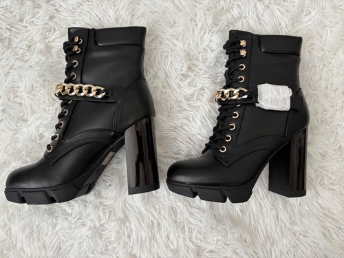 Black gothic boots size - black,