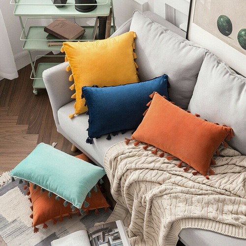 Tassels velvet soft plain - tassels,