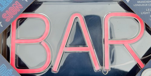Bar neon sign - bar,