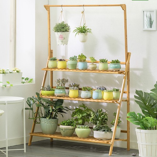Wisfor 3tier bamboo plant - wisfor,