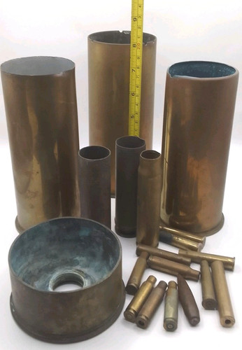 Lot ww2 brass trench - 19,