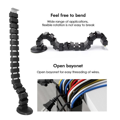 Inch cable management spine - management,