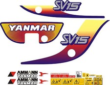 Yanmar SV15 Mini Digger Decal