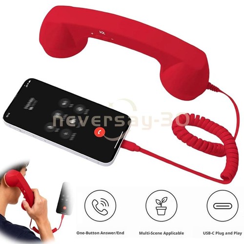 Retro phone handset - retro, handset,