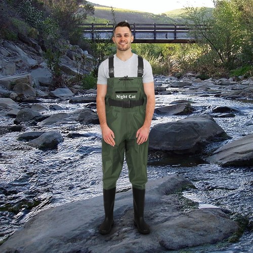 Night cat fishing waders - cat,