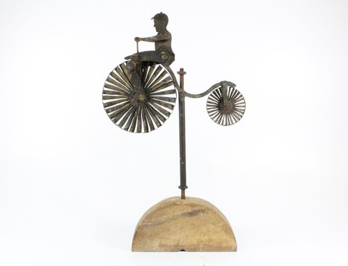Victorian folk art - man, riding