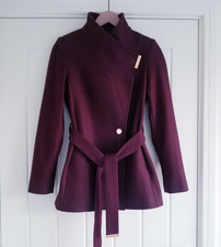 Ted Baker Maroon Keyla Wool