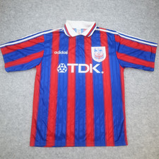 Vintage Crystal Palace Shirt Medium Red Blue Home Kit 1996 1998 Adidas TDK