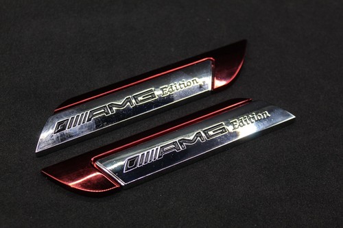 2pc set amg edition badge - edition,