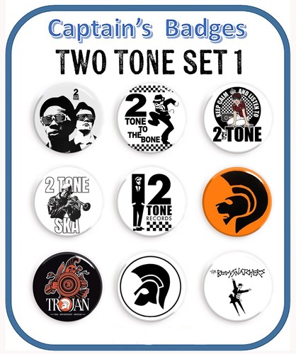 Set ska badges 25mm - of,
