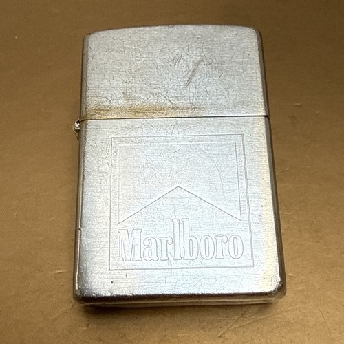 Marlboro zippo chromed brass - marlboro,