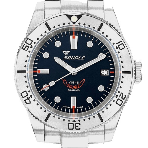 Squale 1545 black dial 40mm - squale,