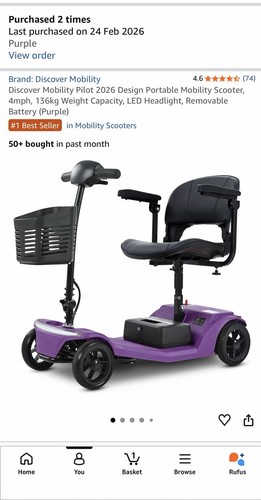 New mobility scooter with - mobility,
