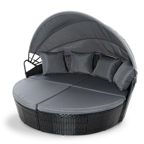 Rattan outdoor sun - rattan, lounger