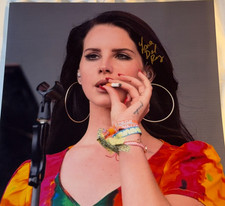 Lana Del Rey Hand Signed 12x12 HD Photo British Music Autograph + Verified COA
