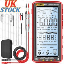 Smart LCD Digital Multimeter 6000 Counts AC/DC Voltage Tester Resistance Meter