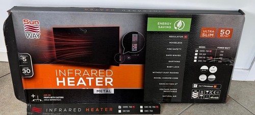 Infra red electric - red, radiator