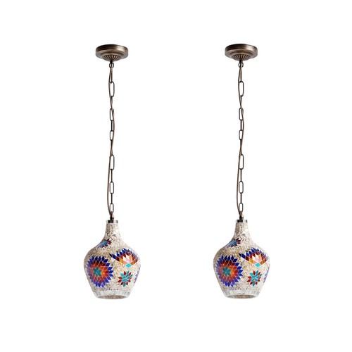 Vintage glass ceiling hanging - vintage,