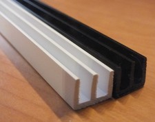 90cm 4MM DEEP PAIR VIVARIUM GLASS RUNNERS/TRACK FOR SIDES OF VIVARIUM 