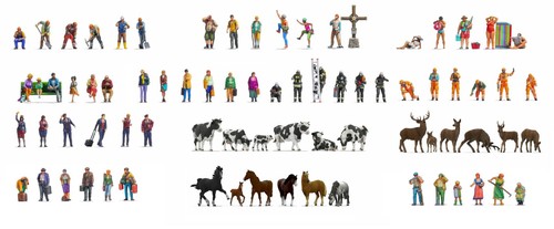 Master hand painted figures - hand,