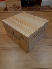Wooden Wine Box with Loose Lid