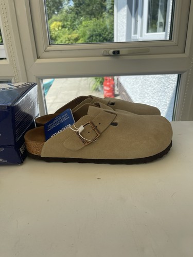 Birkenstock boston suede - boston, clog
