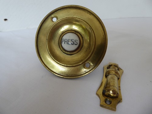Antique brass ceramic door