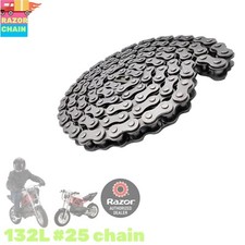 #25 Chain 132 Link Compatible with Razor MX500 and MX650
