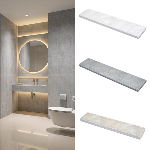 8pc pvc marble shower wet - pvc,