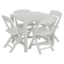 White 4pc Plastic Weather