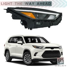 Headlight For Toyota Grand Highlander XLE 2024 Passenger Right Side w/o LED DRL