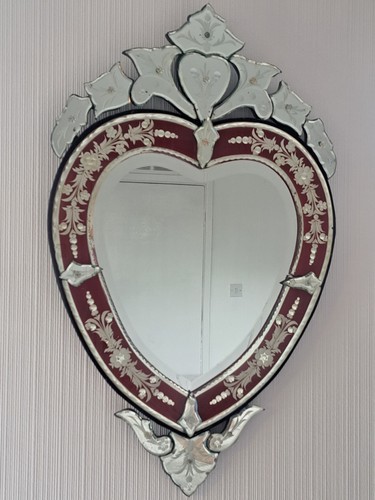 Venetian heart shaped - , large