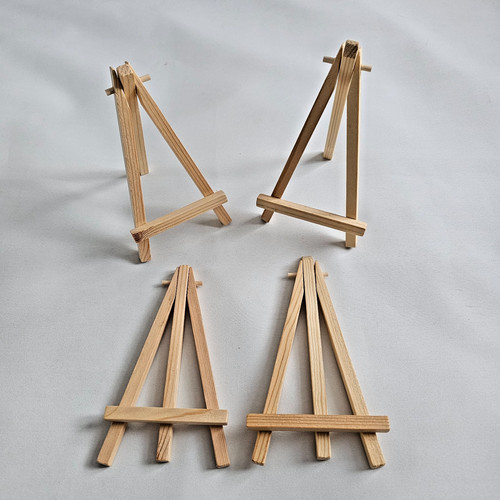 Wooden mini easels set 4 - mini,