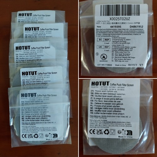 Hotut coffee puck filter - 5,
