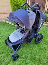 Micralite double buggy with cot/2 chairs/ rain covers and intergrated step