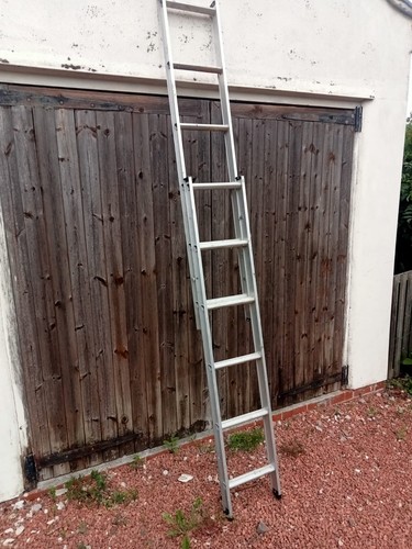 Aluminium telescopic ladders - aluminium,