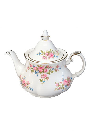 Royal albert moss rose teapot - royal,