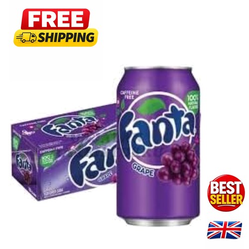Enjoy fanta grape soda 355ml - enjoy,