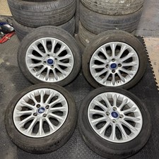 Ford Fiesta B max Titanium 16 Inch Alloy Wheels Silver  Mk7 MK7.5 Set Of Four