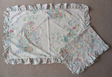 DORMA Pair of Pillowcases Floral Print Frilled Edges 75 x 48cm Excl. Frill